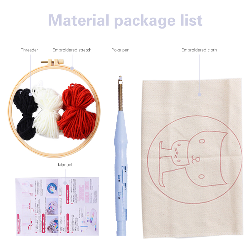 Diy Punch Needle Borduurstartp - Art Craft Yarn recensie en prijs