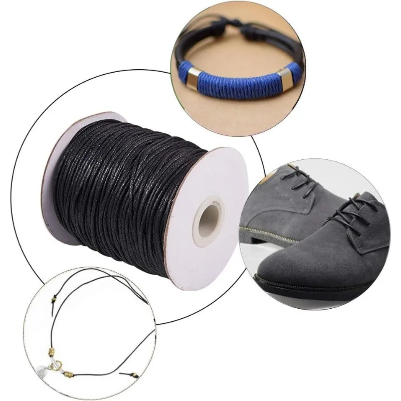 1Roll 100 Yards Gewaxt Koord K - Macrame Cord Cotton recensie en prijs